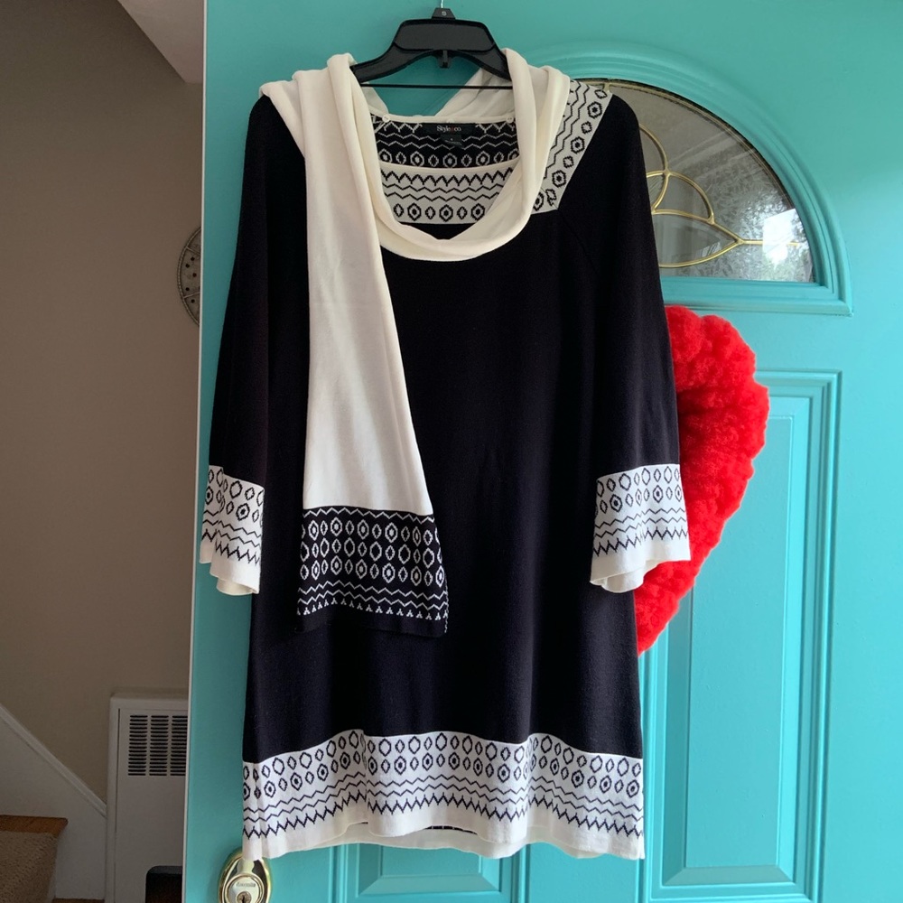 🎾Style & Co. Sweater & Scarf - Picture 10 of 10